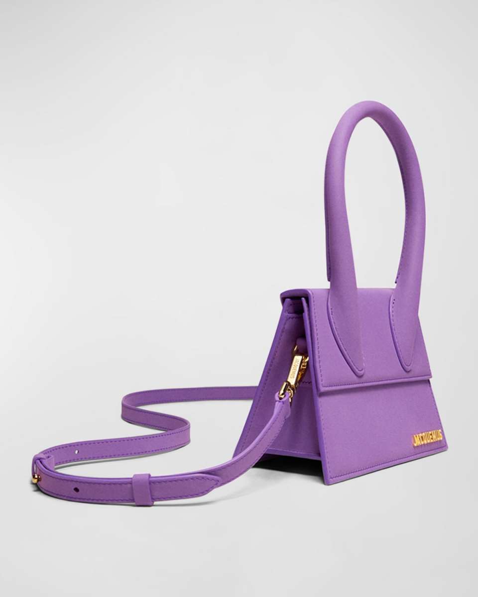 Le Chiquito Moyen Leather Top-Handle Bag